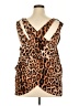 Shein Curve 100% Polyester Brown Sleeveless Top Size 4X - photo 2