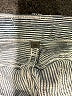 Unbranded 100% Cotton Stripes Blue Silver Denim Shorts Size 25 waist - photo 3