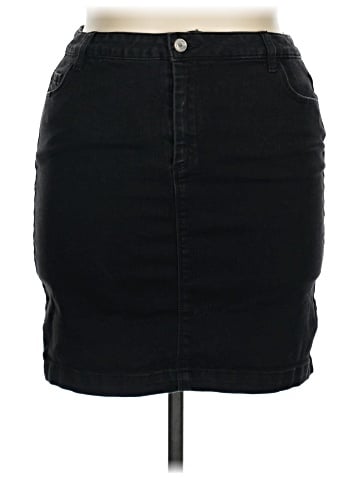 Missguided Denim Skirt (view 1)