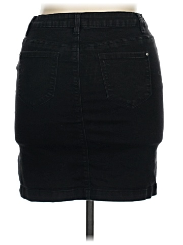 Missguided Denim Skirt (view 2)