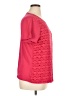 Northcrest Argyle Red Short Sleeve T-Shirt Size 1X - photo 4