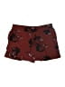 Apt. 9 100% Rayon Floral Burgundy Shorts Size L - photo 1