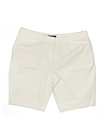 White House Black Market Khaki Shorts (view 1)