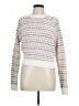 All in Favor Tweed White Pullover Sweater Size L - photo 1