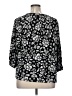 Croft & Barrow Black 3/4 Sleeve Blouse Size 0X - photo 2