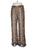 Boston Proper Animal Print Gold Casual Pants Size L - photo 1