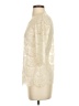 Bellatrix 100% Nylon Ivory 3/4 Sleeve Top Size S - photo 5