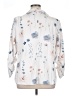 Shein Curve Print White Blazer Size 1X - photo 2