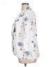 Shein Curve Print White Blazer Size 1X - photo 5