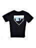 Unbranded 100% Polyester Solid Black Short Sleeve T-Shirt Size 11/12y - photo 2