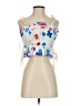 Peter Som 100% Cotton White Sleeveless Blouse Size 4 - photo 1