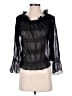 Assorted Brands Black 3/4 Sleeve Blouse Size M (estimated) - photo 1