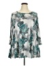 Veranee Paisley Gray Casual Dress Size 2X - photo 1