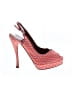Tabitha Simmons Polka Dots Orange Sandals Size EU 37 - photo 1