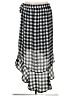 Fourteenth Place 100% Polyester Checkered-gingham Black Casual Skirt Size M - photo 2