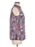 Notations 100% Polyester Floral Blue Sleeveless Blouse Size M - photo 4