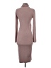 Express Solid Gray Casual Dress Size S - photo 2