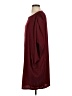 Chequer Solid Burgundy Casual Dress Size 4 - photo 5