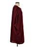 Chequer Solid Burgundy Casual Dress Size 4 - photo 4