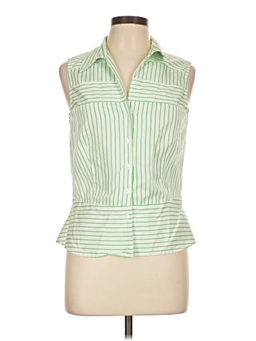Jones New York Signature Sleeveless Button-Down Shirt (view 1)