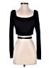Louna Black Long Sleeve Top Size M - photo 1