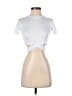 Unbranded White Short Sleeve Top Size M - photo 1