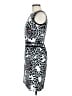 Talbots 100% Cotton Print Black Cocktail Dress Size 6 - photo 5
