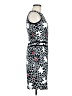 Talbots 100% Cotton Print Black Cocktail Dress Size 6 - photo 4