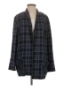 Chad Stevens Plaid Blue Kimono Size S - photo 1