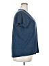 Ella Moss Blue Short Sleeve Top Size XXL - photo 4