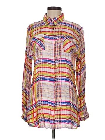 CAbi Long Sleeve Button-Down Shirt (view 1)