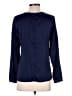H&M 100% Polyester Blue Long Sleeve Blouse Size 8 - photo 2