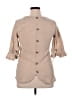 Unbranded Tan 3/4 Sleeve Blouse Size XL - photo 2