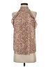 Express 100% Polyester Brown Sleeveless Blouse Size S - photo 1
