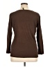 Cha Cha Vente 100% Cotton Brown Long Sleeve Top Size 1X - photo 2