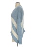 Love Stitch Chevron-herringbone Blue Pullover Sweater Size S - photo 5
