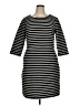 Joules Stripes Black Casual Dress Size 14 - photo 1