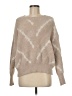 Dreamers 100% Polyester Chevron-herringbone Tan Pullover Sweater Size M - photo 1
