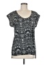 14th & Union 100% Polyester Black Short Sleeve Top Size M - photo 1