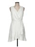 BCBGMAXAZRIA 100% Polyester Solid White Cocktail Dress Size 8 - photo 1