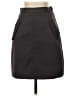 Reiss 100% Polyester Solid Black Gray Casual Skirt Size 4 - photo 1