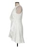 BCBGMAXAZRIA 100% Polyester Solid White Cocktail Dress Size 8 - photo 5