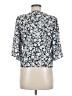 1.State 100% Polyester Blue 3/4 Sleeve Blouse Size M - photo 2