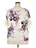 Unbranded Ivory Short Sleeve Blouse Size XXL - photo 2