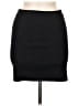 Trouve Solid Black Casual Skirt Size M - photo 1
