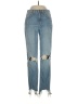 L'Agence Solid Blue Jeans Size 23 waist - photo 1