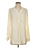 Fervour 100% Polyester Ivory Long Sleeve Blouse Size XS - photo 1
