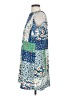 Zara Basic Print Blue Casual Dress Size S - photo 5