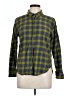ABound 100% Cotton Plaid Green Long Sleeve Button-Down Shirt Size L - photo 1