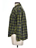 ABound 100% Cotton Plaid Green Long Sleeve Button-Down Shirt Size L - photo 5